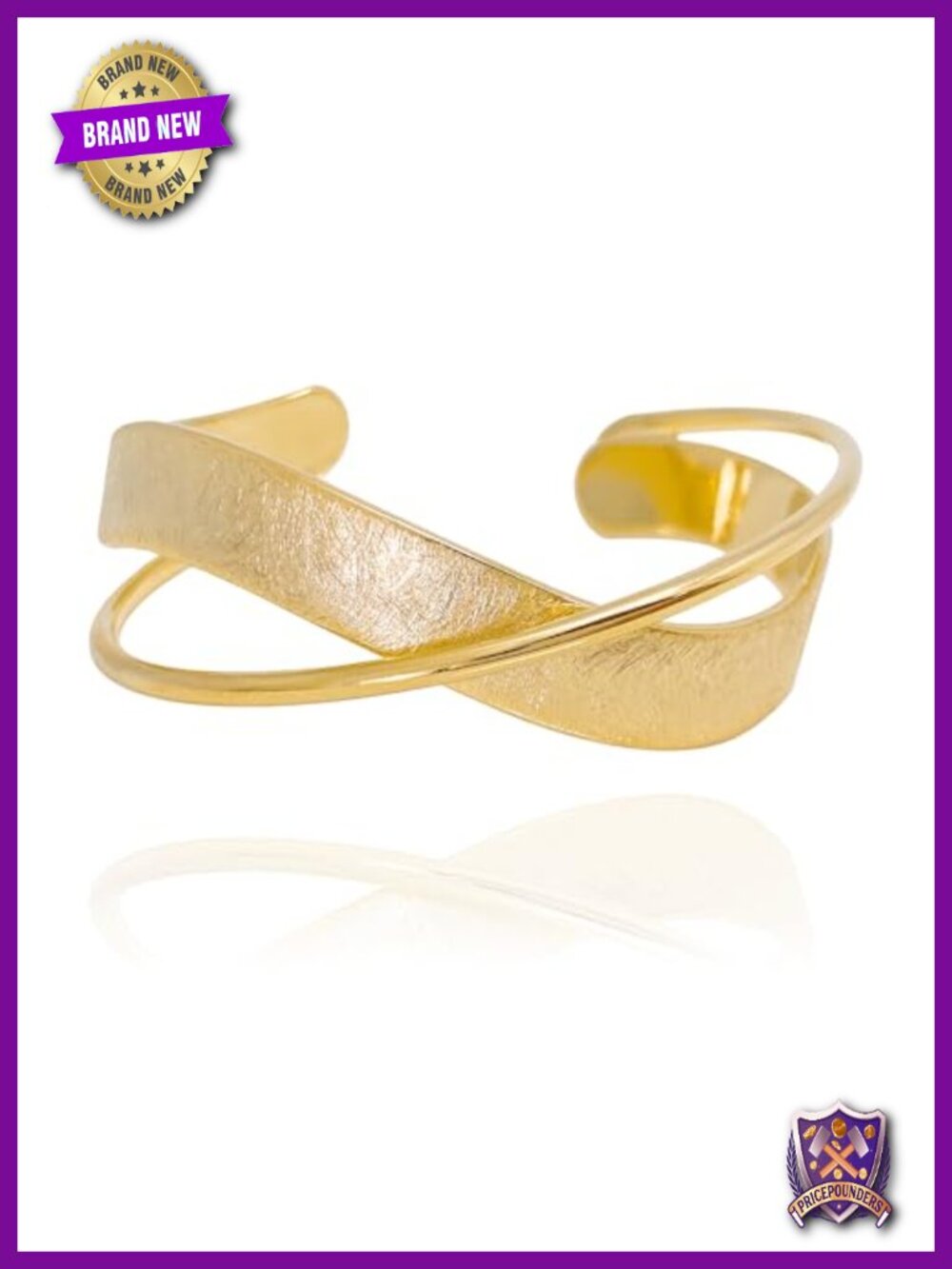 Gold Plated Cuff Bracelets Multicolor Crystal Rhinestone Stacking Jewelry